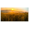 thumbnail image 2 of Tuscany Wheat Field at Sunrise - Landscape Artwork Canvas, 2 of 3