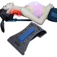 thumbnail image 2 of Masajeador de estirador de cuello para la relajación del cuello y alivio del dolor, masajeador de cuello Camilla mágica equipo de estiramiento - Azul negro Baoblaze camilla de espalda, 2 of 8
