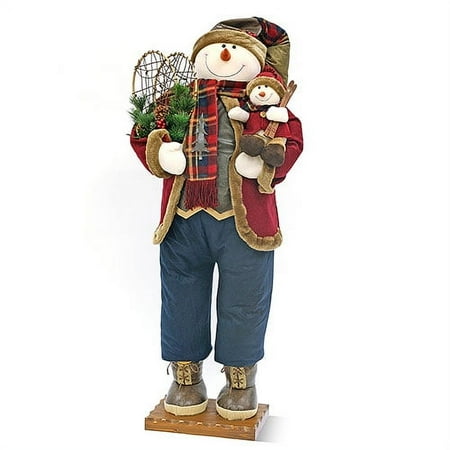 Homespun Snowman Decoration