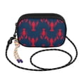 thumbnail image 2 of FORMRS Mini Crossbody Bag for Women Adjustable Rope Shoulder Casual Phone Purse, Blue Lobster Pattern, 2 of 7
