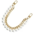 thumbnail image 1 of Pearl Bead Rope Bag Strap Handle Shoulder Belt for Pearl Chain Replacement Handles Handbag DIY Replacement Gold, 1 of 8