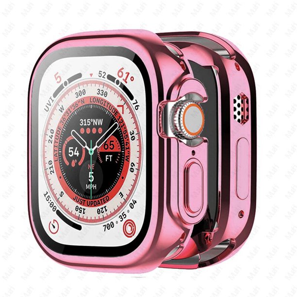 Funda completa de TPU para Apple Watch, Protector de pantalla de 49mm, 42mm, 44mm, 40mm, 38mm, series iWatch 8, 7, 6, 5, 4, 3, SE, 45mm, 41mm