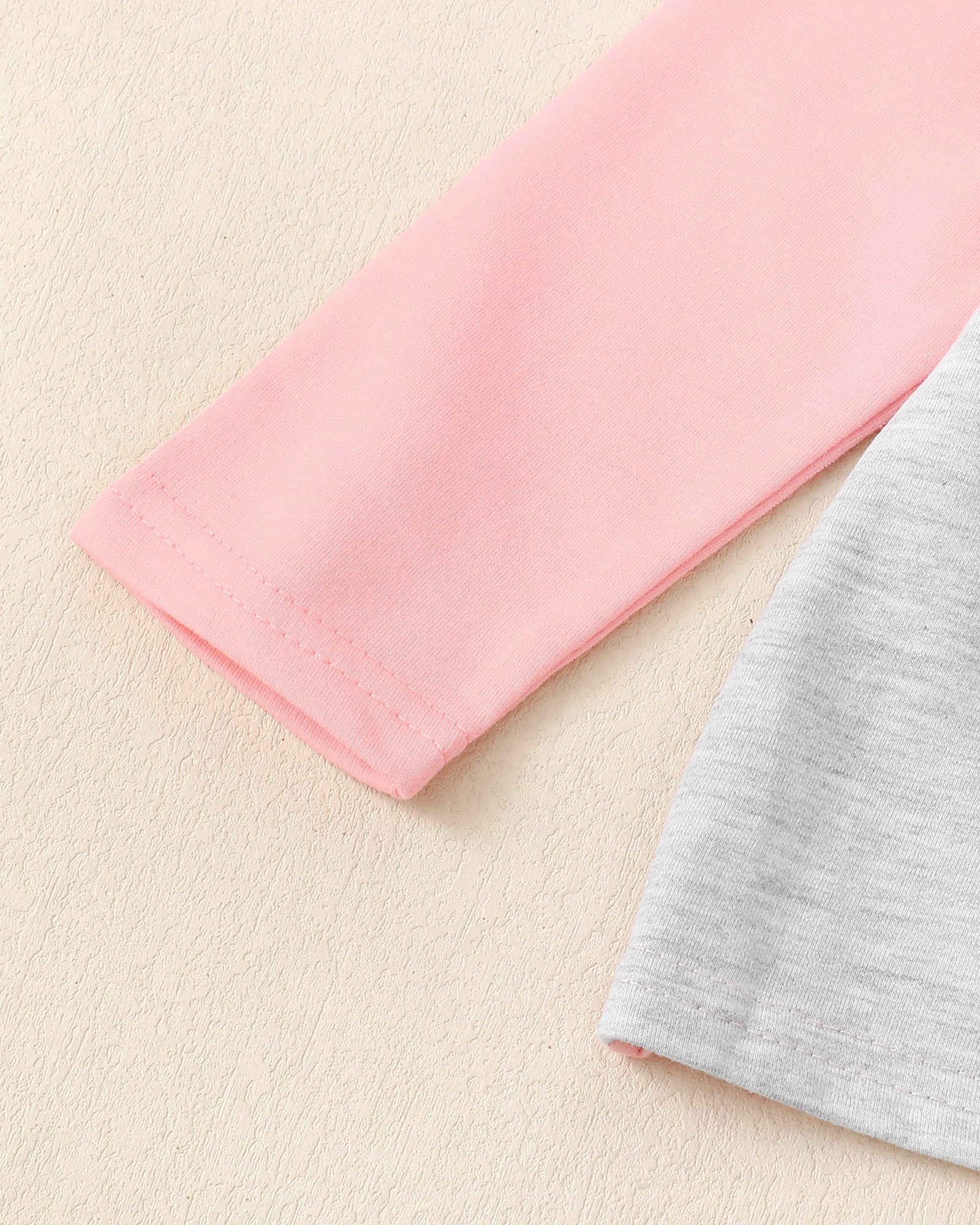 5T Kids Girl Clothes Little Girl Outfits Hooded Long Sleeve Tops Pants Set Little Girl Fall Clothing Outfits Pink 5-6 Years Little Girl Clothes