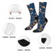 thumbnail image 5 of Balery Giraffe Skin Calcetas Largas con Estampado para Hombre y Mujer – Suaves y Transpirables, Talla Única (US 5-11), 5 of 6
