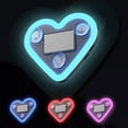 thumbnail image 3 of Car LED Ambient Light - Solar-Powered Heart-Shaped LED Neon Light,IP65 Waterproof,Switchable Modes, Romantic Car,Outdoor Decor,for Couples,No Tools,Wire-Free Installation, 3 of 8