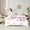 White Pink, variant on Manfei Pink High Heels 7-Piece Bedding Comforter Set,Chic Bags Perfume King Bedding Sets,Sea Beach Starfish Bed Sheets For Girl Teens,Breathable Home Decor Reversible