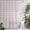 Pink, variant on Blue Checkered Shower Curtain - Water Repellent Fabric Shower Curtains Washable, Farmhouse Stripes Modern Art Decorative Polyester Cloth Bathroom Curtains Modern Bath Decor 36"x72"