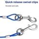 thumbnail image 4 of Suministros de jardinería Cable de amarre de estaca para perros y estaca reflectante, clavo en espiral para patio y camping Zhivalor 2034297-1, 4 of 4