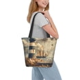 thumbnail image 3 of Ratiio Vintage Nautical Lighthouse Print Shoulder Bag for Women, Polyester Crossbody Purse Lightweight Handbag for Daily Travel and Casual Use, 3 of 6