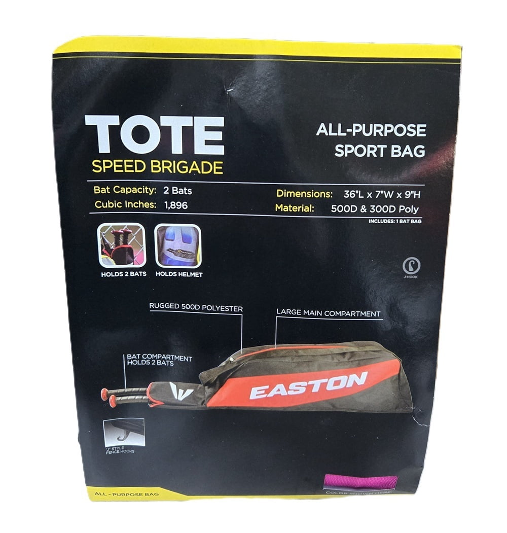 Easton Tote Speed Brigade All-Purpose Sport Bat Bag, Pink