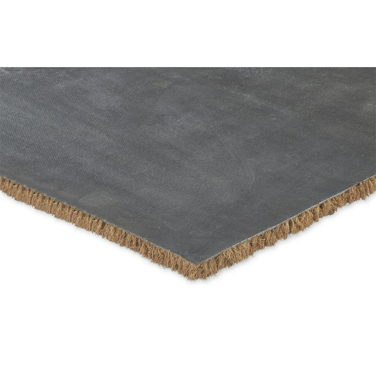 Porch & den Foran Coir Doormat - 24 x 36 - Black/Natural
