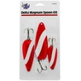 thumbnail image 1 of Delta Tackle D-99808 Magnum Spoon Kit, Red/White, 3/Pack, 1 of 1