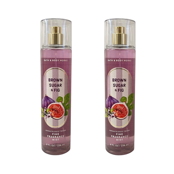 Bath & Body Works Brown Sugar & Fig Mist 8 fl oz 2 Pack