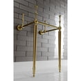 thumbnail image 2 of Kingston Brass VPB30167 Edwardian 16" Wide X 30" High Console Stand - Brass, 2 of 7