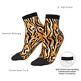 thumbnail image 6 of Pofeuu Zebra Print 30cm Socks, Adult Running Hiking Socks for Youth and Adult, 6 of 7