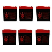 Neptune Power Products NT1250 12V 5Ah F2 SLA Battery Replacement for Power Sonic PS-1250 12V 5AH SLA Battery 12 Volt F2 Terminal - 12 Pack