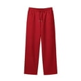 thumbnail image 2 of JoliSweat Womens Sweatpants Wide Leg Drawstring Workout Casual Baggy Pants High Waist with Pockets, 2 of 4