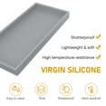 thumbnail image 4 of Bandeja de baño EG-SIPRO EG-SIPRO, de silicona, rectangular, gris, 4 of 7