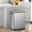 Silver, variant on Bigleap Dual Compartment Trash Can, 60L/16Gal Stainless Steel Kitchen Garbage Bin with Soft-Close Foot Pedal, Smudge-Proof Rectangular Recycling Can for Home Office,Silver