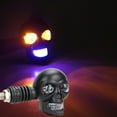thumbnail image 6 of Fufafayo 3Pcs Skull LED Turn Signal Lights, 2pc Motorcycle Accessories, Daytime Running Light and Turn Signal Combo, 12V Biker Aesthetic Lights for Motorcycle Customization Chopper Cruiser, 6 of 9