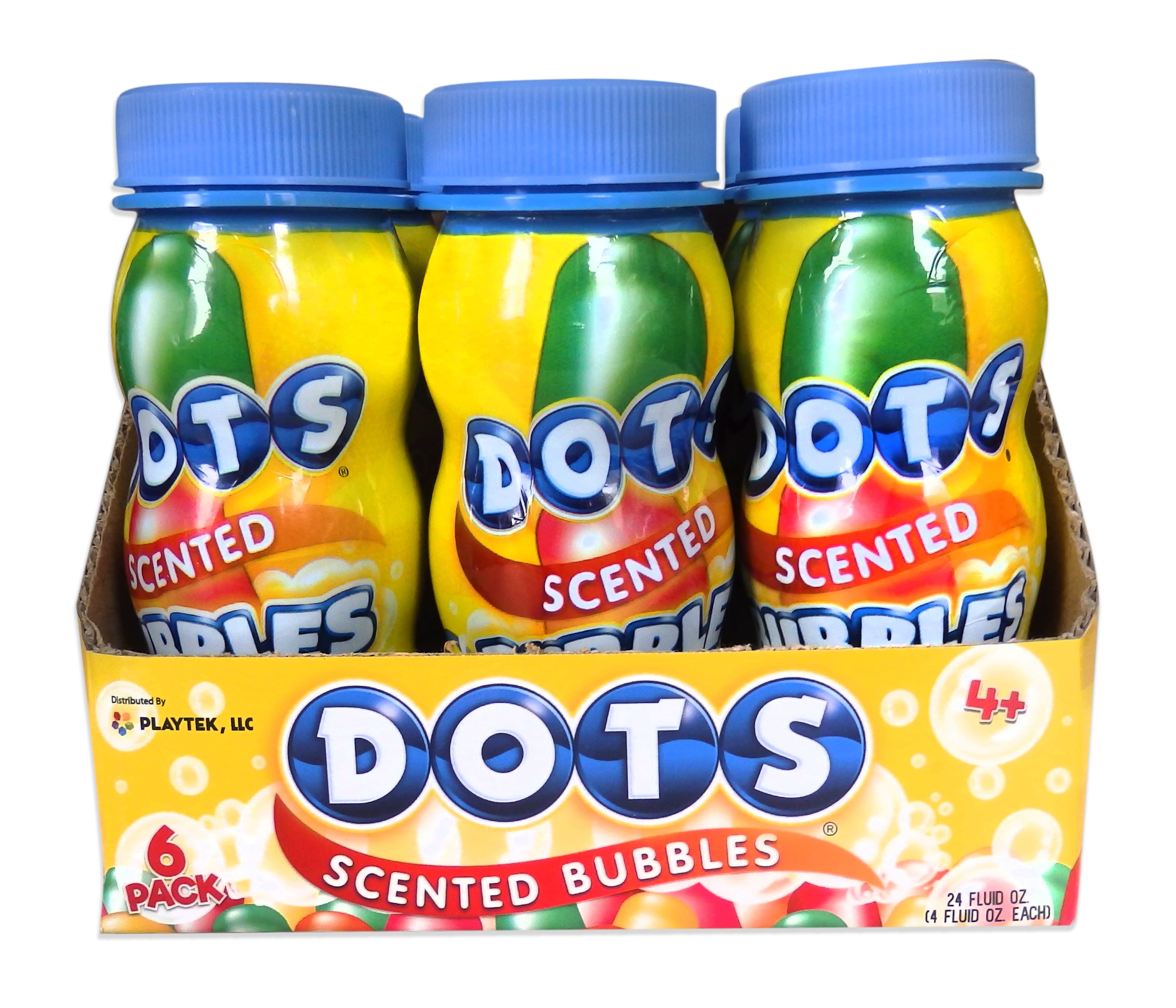 Playtek Dots Fruit Scented Bubbles 6pk TR4089