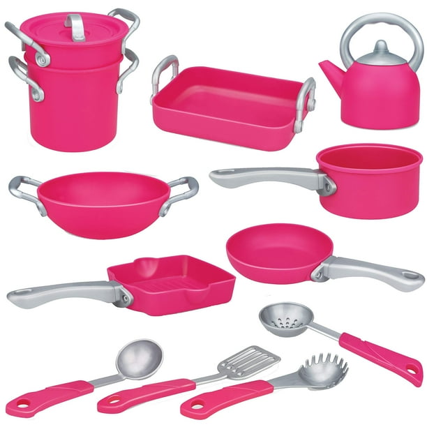 Liberty Imports Deluxe Pink Kitchen Gourmet Cookware Pots and Pans