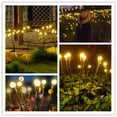 thumbnail image 2 of Solar Garden Lights, Solar Swaying Light, Sway by Wind, Solar Outdoor Lights, Yard Patio Pathway Decoration, High Flexibility Iron Wire & Heavy Bulb Base, Warm White (4 Pack) ﻿, 2 of 6