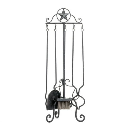 Rustic Fireplace Tools Iron Contemporary Fireplace Tool Set