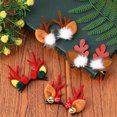 thumbnail image 2 of dianhelloya 1 Pair Of Christmas Reindeer Antler Hair Clips Girls Children's Hair Accessories Princess General, 2 of 8