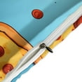 thumbnail image 5 of Fun Pizza Bedding Set with Zipper Closure for Girls & Boys, 5 of 6