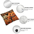 thumbnail image 4 of BANET Halloween Pillow Covers Witch’s Leg Pumpkin Happy Halloween Pillows Decorative Throw Pillows Cases Outdoor Fall Pillows Halloween Decorations for Home Couch Decor 18x18in, 4 of 5