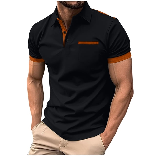 Birdeem Chemises pour Hommes T-Shirt à Manches Courtes Col Rond