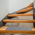 thumbnail image 1 of Mobutofu Tapis d'Escalier Gris Design Classique Lot de 1 Marches pour Enfants, 1 of 7