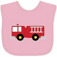 thumbnail image 3 of Inktastic Fire Truck Childs Fireman Boys or Girls Baby Bib, 3 of 4