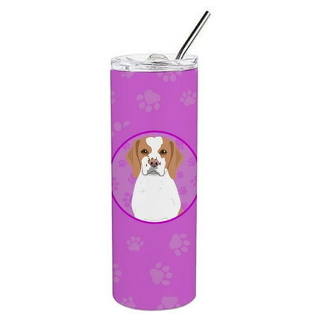 

Caroline s Treasures WDK1239TBL20 Beagle Red and White Red Ticked Design1 Stainless Steel 20 oz Skinny Tumbler Pink 20