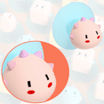 thumbnail image 3 of 4 ganchos creativos tridimensionales para mascotas, bola de arroz con espinas. Adepaton CPB-DE-WX511-3, 3 of 5