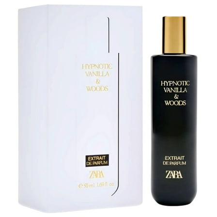 Zara Hypnotic Vanilla Woods Perfume for Women Extrait de Parfum 30% Concentration Long Lasting Warm Sweet and Woody Fragrance 50ML (1.7 fl oz)