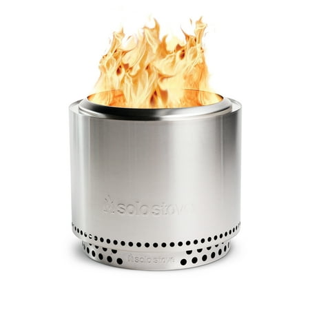 Solo Stove SSBON-SD Stainless Steel Smokeless Bonfire with Stand, Large 19.5 inch