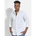 thumbnail image 2 of Heathered Pinstriped Shirt, 2 of 7