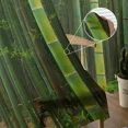 thumbnail image 4 of Bamboo Forest Green Sheer Curtains Living Room Window Tulle Curtains For Bedroom Kitchen Home ration Voile Drapes, 4 of 7