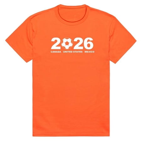 Rapid Dominance MD1-SB4-ORN-02 Soccer State 2026 Short Sleeve T-Shirt, Orange - Medium