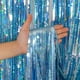 thumbnail image 2 of Foil Fringe Finge Fackdrop Cortina Brillante para La Fiesta () Azul, 2 of 4
