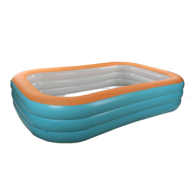 Piscina Inflable para Niños Rectangular Piscina Plegable para Niños Piscina Inflable de 3 Capas para Niños Piscina Inflable Plegable para Patio Al Aire Libre ANGGREK Otros