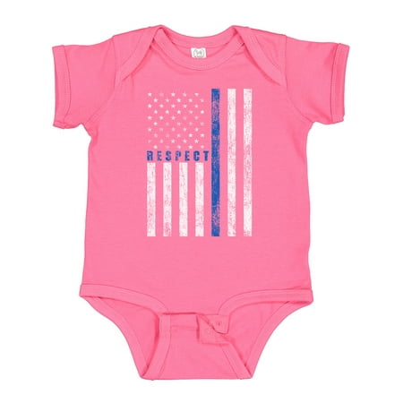 

Inktastic Respect Policemen Gift Baby Boy or Baby Girl Bodysuit