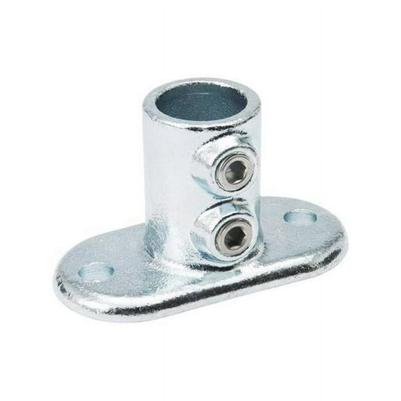 Galvanized 3/4-in Standard Rail Flange fits Pipe O.D. 1.05-in