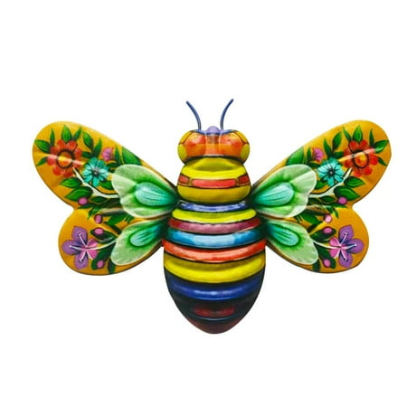 

Garden Home Decor Iron Pastoral Bee Sign Bees Day Bee Art Decoration Pendant лβ