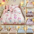thumbnail image 2 of Sanrio Bedding Set Cute Hello Kitty Kuromi Melody Duvet Cover Without Filling Pillowcase Christmas Gifts(Duvet Cover+Pillowcases), 2 of 10