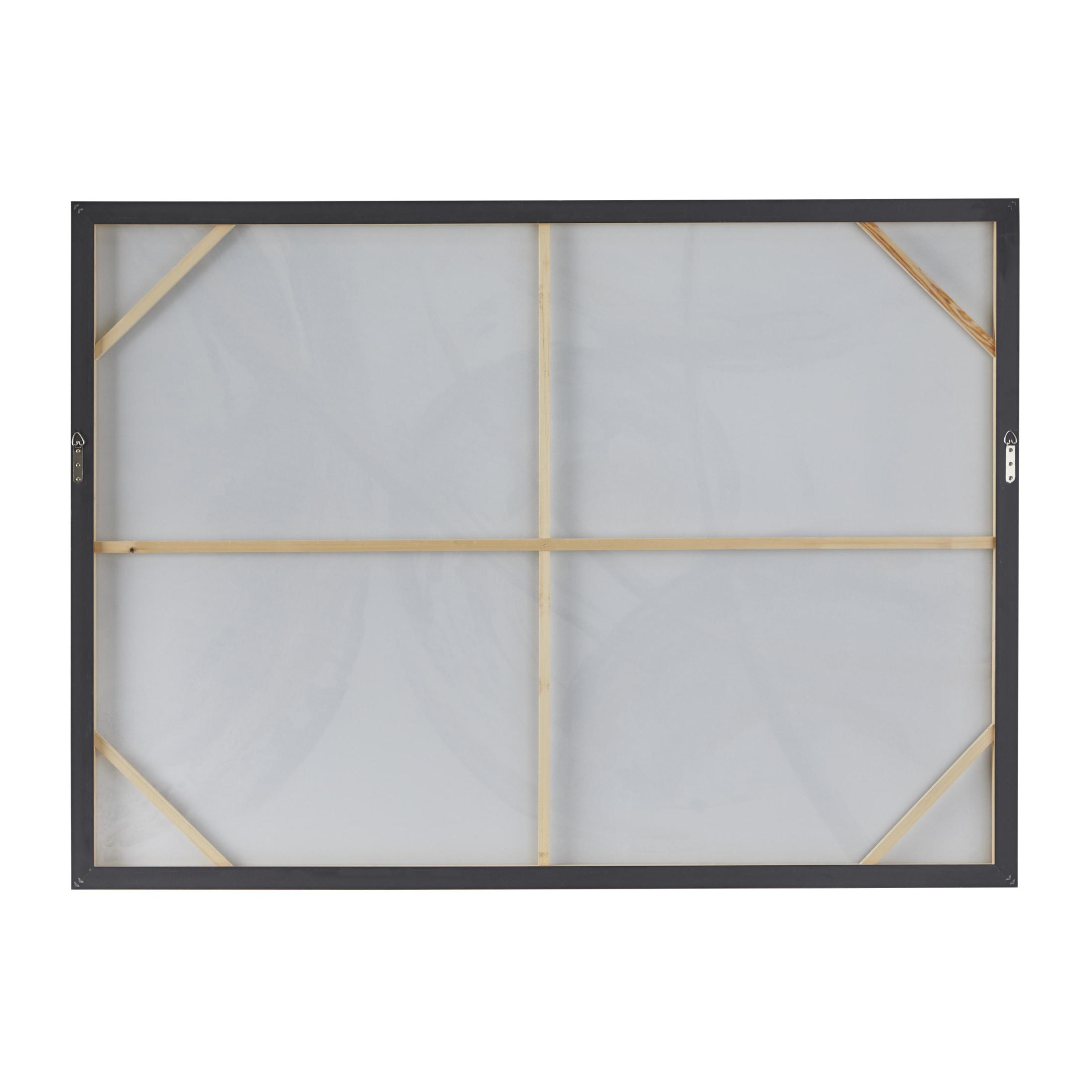 66" x 48" Abstract Framed Wall Art with Gold Frame, by DecMode