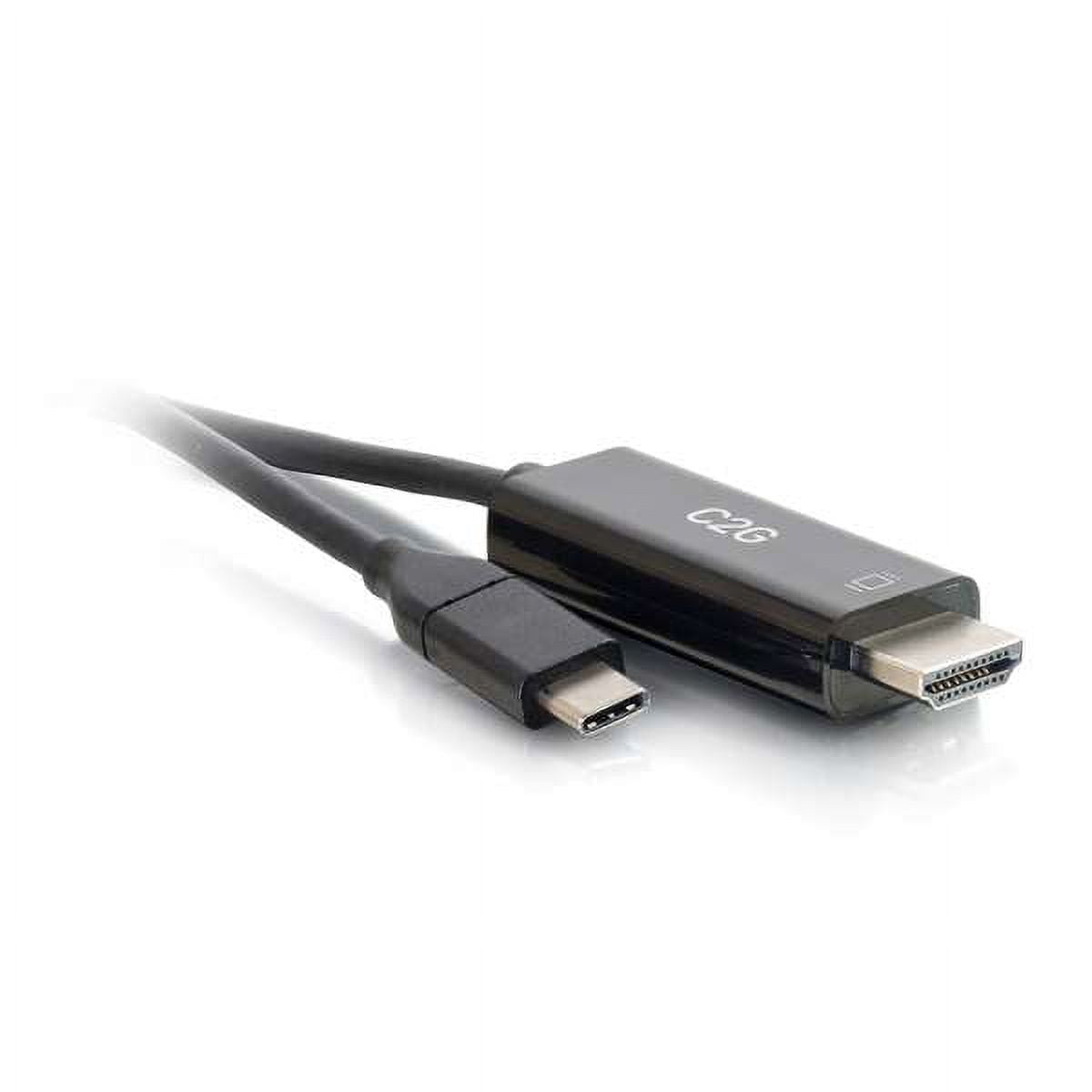 C2g 6ft C To Hdmi Adapter Cable - 4k 60hz - External Video Adapter - Type-c - Hdmi