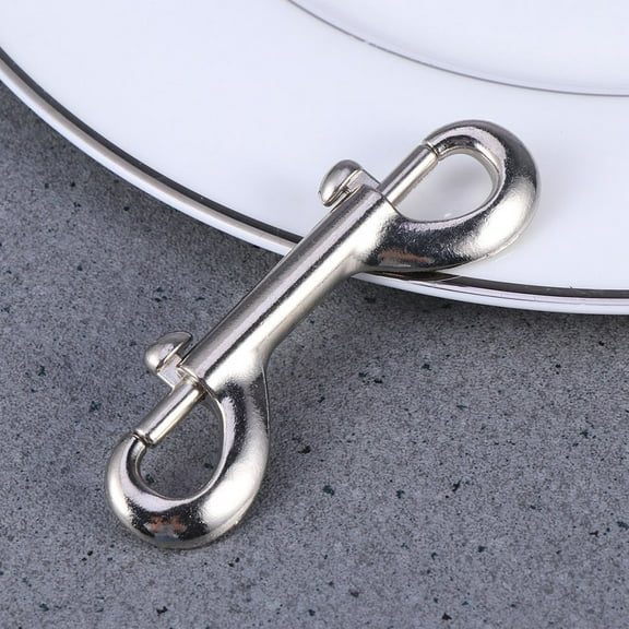 OATIPHO Boating Double End Snap Hook Silver 2Pcs